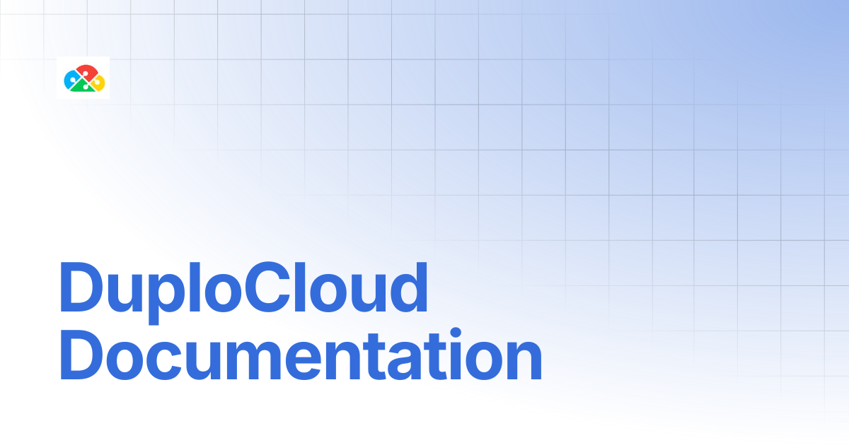DuploCloud Documentation | AWS SA - DuploCloud AI Suite